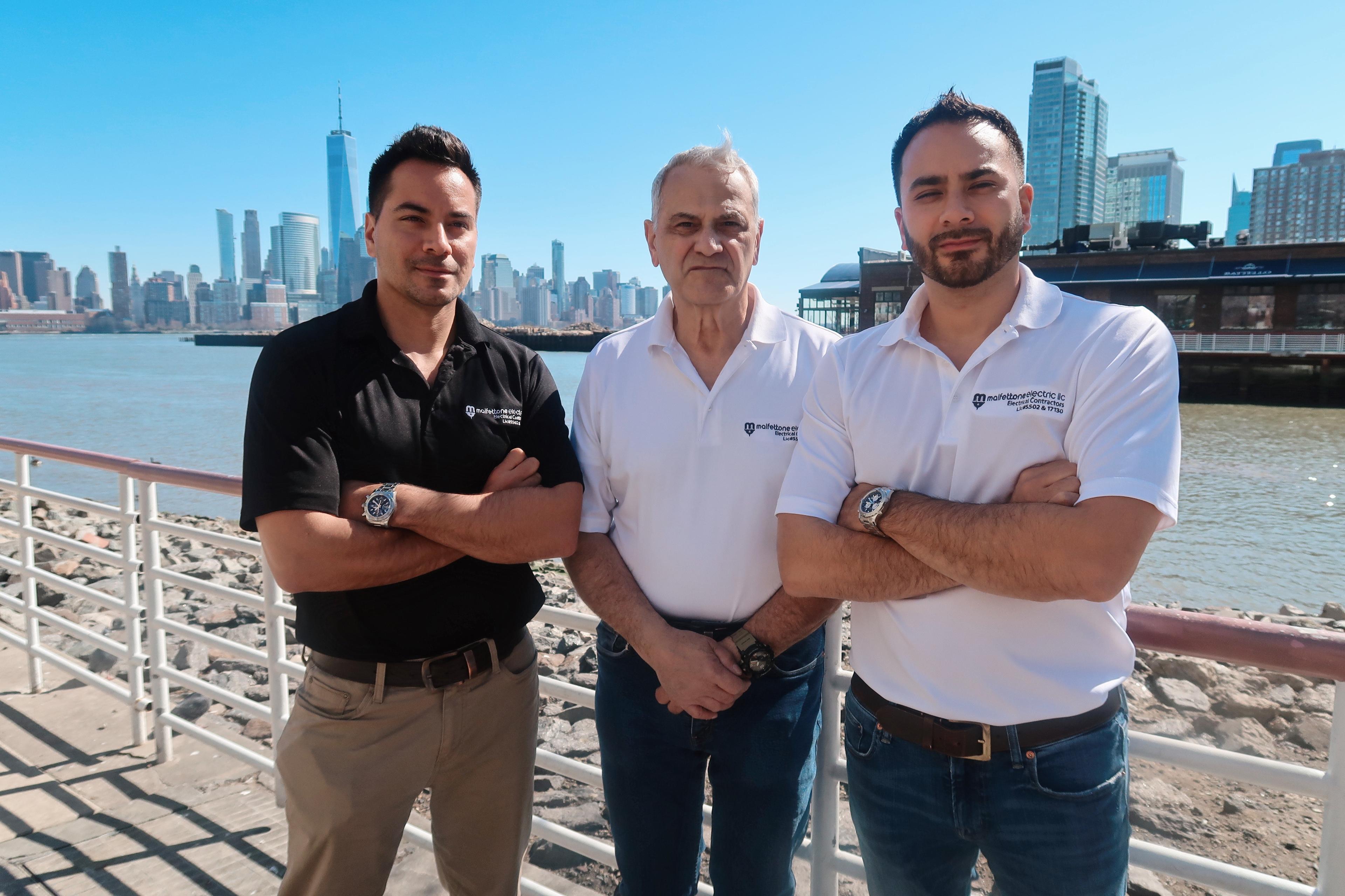 The Malfettone family on the Jersey City waterfront